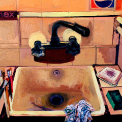 The sink 2009 / 60x60 / Oil
