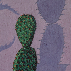 Cactus II 2020 / 33x17 / Oil