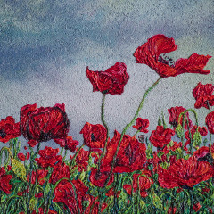 Poppies 2018 / 30x45 / Oil, canvas