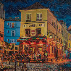 Le Consulat 2018/ 50x70/ Oil, canvas