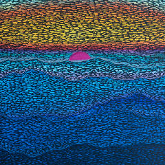 Mountains 2019/ 25x35/ Mixed media