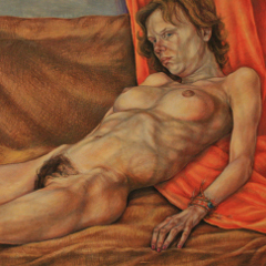 Iana 2008/ 70X110/ Oil pastels