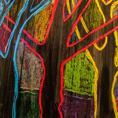 Trees 2018/ 25x35/ Mixed media