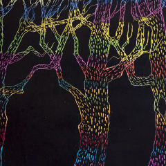 Trees 2018/ 25x35/ Mixed media