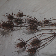 Thistle II 2020/ 50x70/ Mixed media