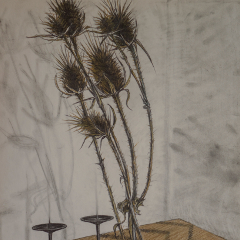Thistle I 2020/ 70x50/ Mixed media