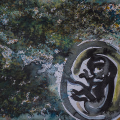 Fetus IX/ 25x32/ Watercolor